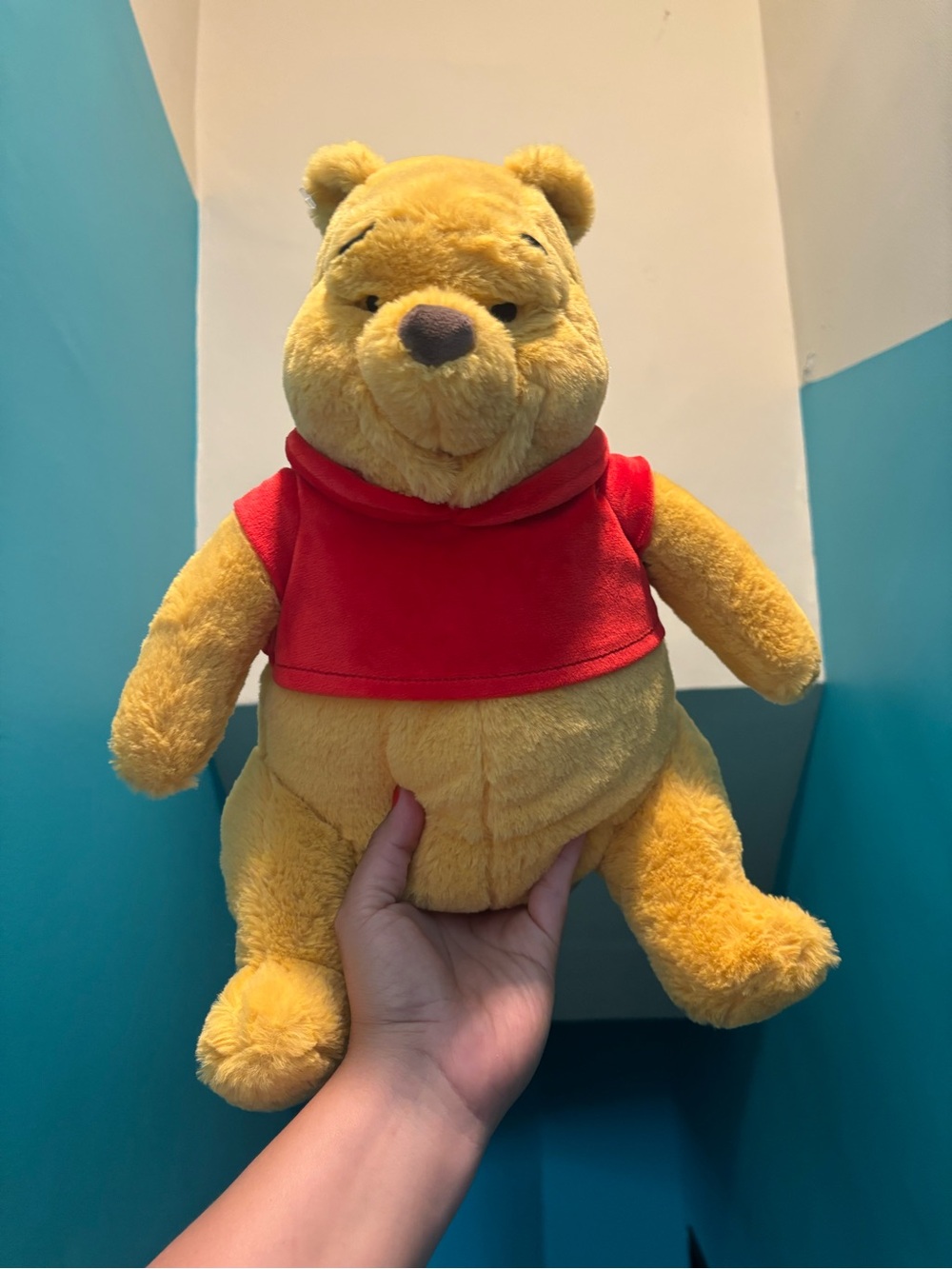 Disney Winnie the Pooh Plush - Yellow with Red Shirt